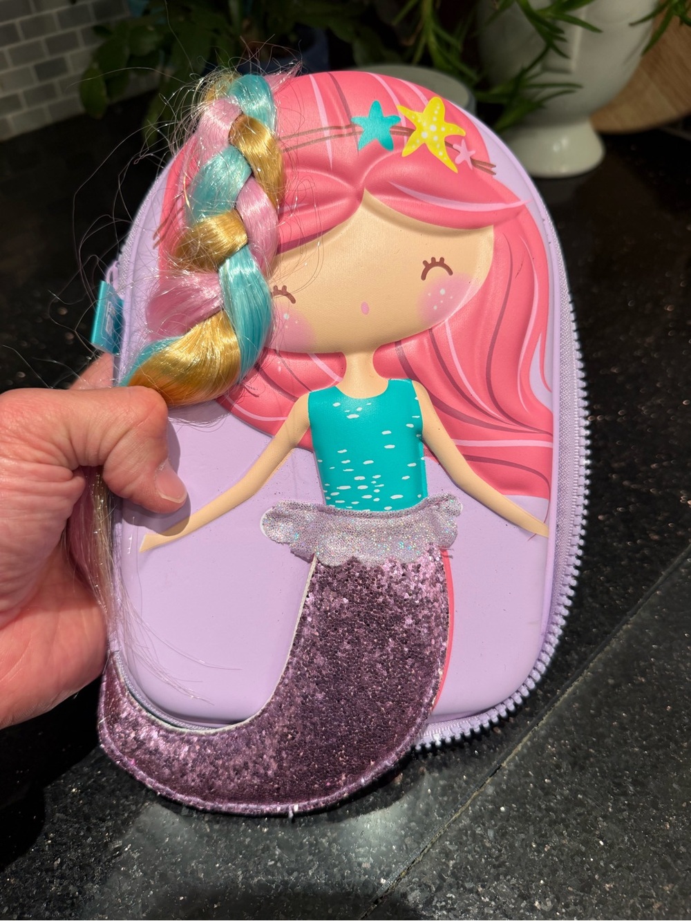 Pen + Gear Mermaid Girl's Pencil School Supply Storage Case